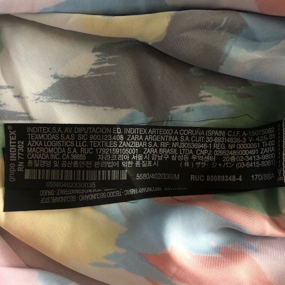 Zara abstract blouse bodysuit - Picture 11 of 13